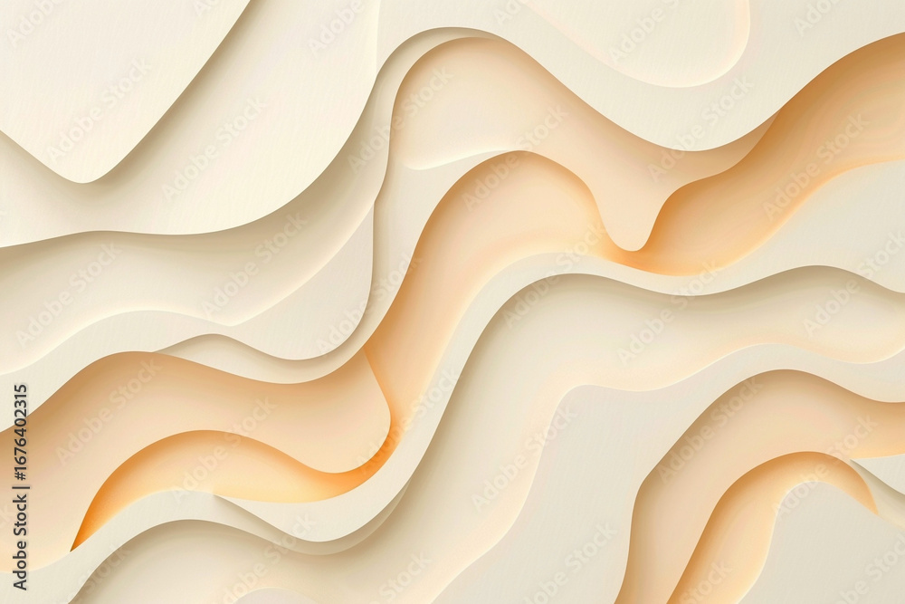 Obraz premium Abstract Creamy Curves
