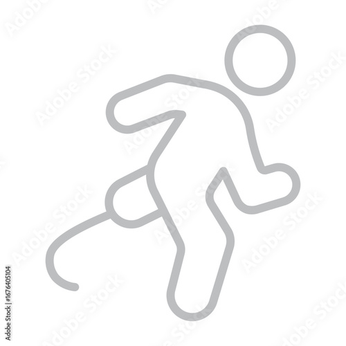 Adaptive running icon