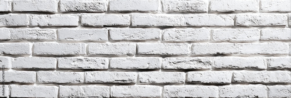 Obraz premium White brick wall texture (3)