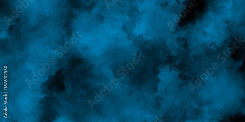 dark blue smoke background, abstract blue watercolor, navy blue or watercolor and black texture, beautiful dark gradient hand drawn by brush grunge Illustration painting background.