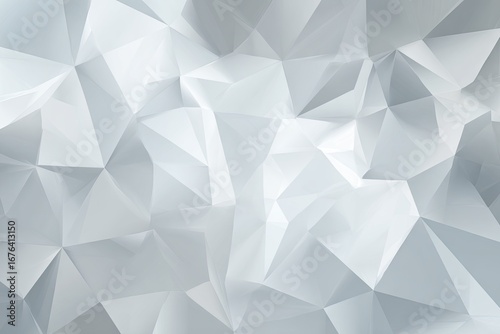 Abstract geometric pattern of light gray triangles