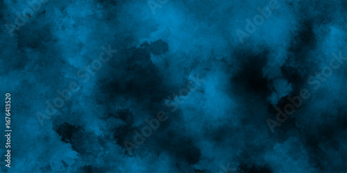 dark blue smoke background, abstract blue watercolor, navy blue or watercolor and black texture, beautiful dark gradient hand drawn by brush grunge Illustration painting background.