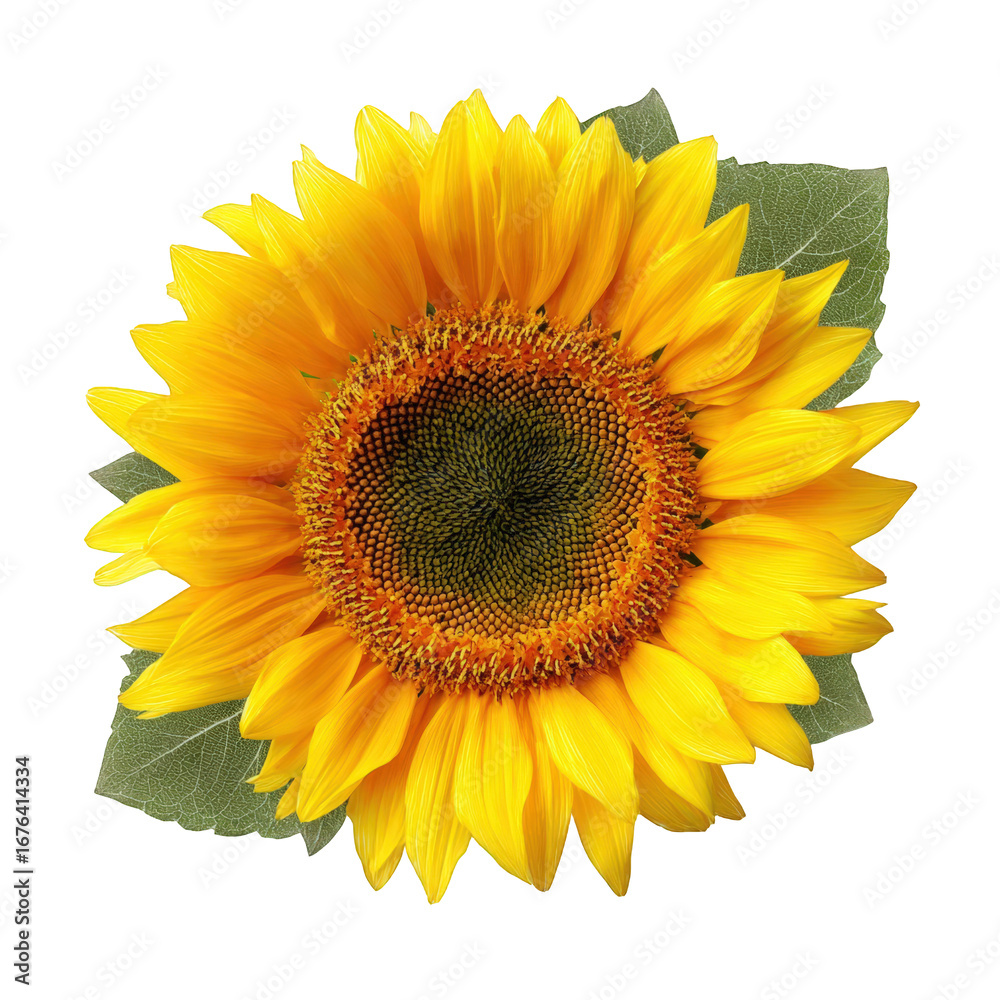 Fototapeta premium Close-up of a vibrant sunflower (2)