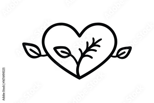 heart with wings vector love vector valentine symbol illustration design icon