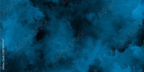 dark blue smoke background, abstract blue watercolor, navy blue or watercolor and black texture, beautiful dark gradient hand drawn by brush grunge Illustration painting background.