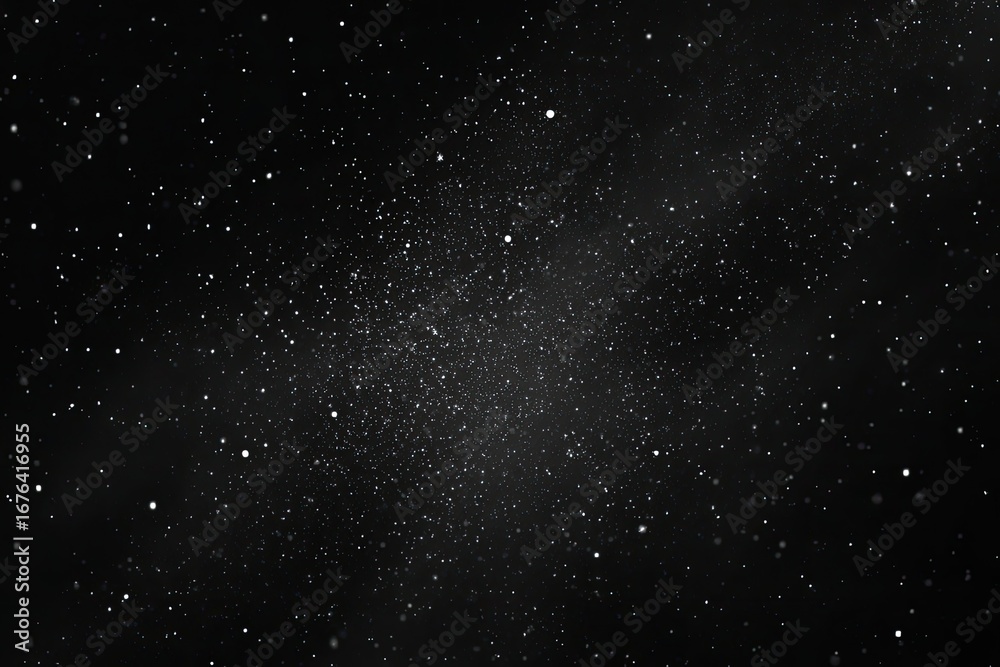 Fototapeta premium Starry night sky, densely packed with tiny stars, subtle nebulae