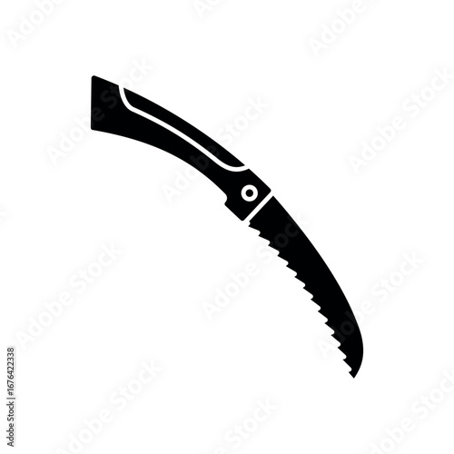 folding saw icon vector design template elegant style