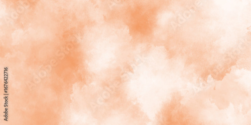 abstract orange watercolor texture background, orange color ink stains creating an abstract effect, watercolor bleed and fringe with vibrant distressed grunge texture.