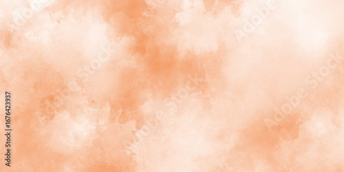 abstract orange watercolor texture background, orange color ink stains creating an abstract effect, watercolor bleed and fringe with vibrant distressed grunge texture.