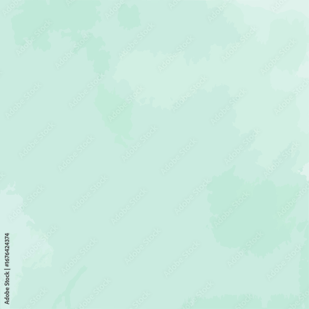 Obraz premium グリーン系の綺麗な水彩背景素材