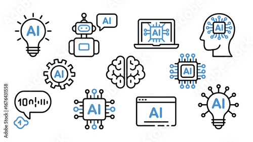 Unlock future innovation with AI concepts like smart robots, neural networks, and intelligent computing for digital transformation.