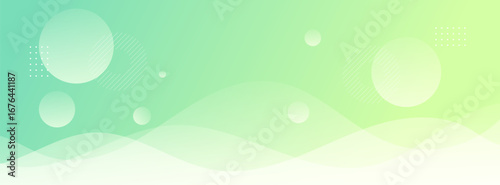 modern banner background green and yellow gradations soft color.simple design.vector eps 10