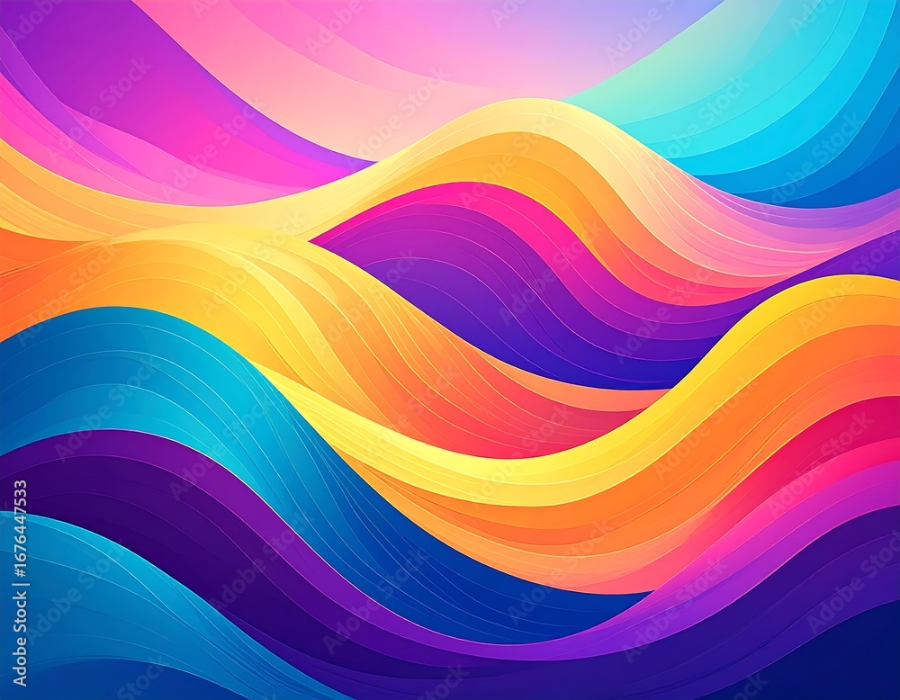 Abstract vibrant wavy background (7) Abstract vibrant wavy background (7)