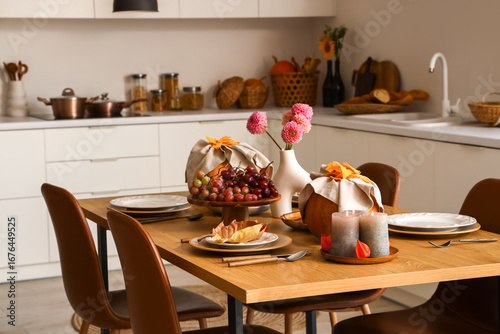 Interior of modern kitchen ...