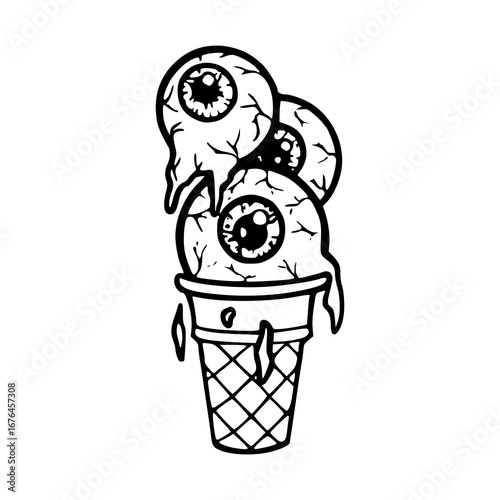 spooky Halloween eyeball scoop