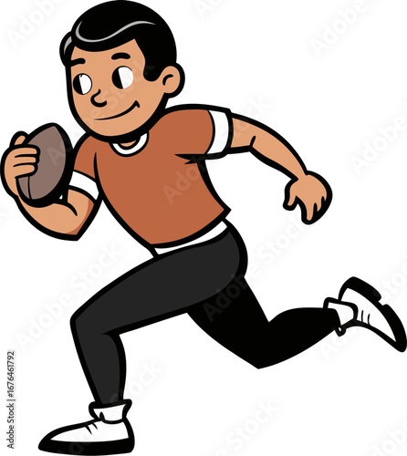Student Athlete Football Icon