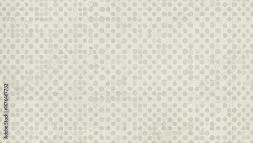A textured 16:9 aspect ratio background design featuring a simple repeating pattern of circles on a light-colored surface.
