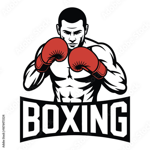illustration of a boxer