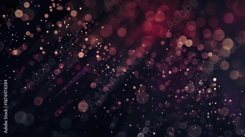 Digital Universe Art: Colorful Twinkling Stars, Galaxy Dust & Dynamic Glowing Effects