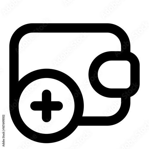 top up icon with line style