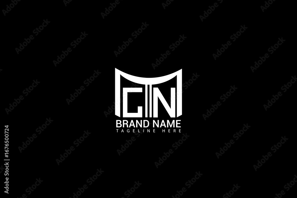 Fototapeta premium GN Letter Logo Design Modern Minimal Monogram Branding Vector Template