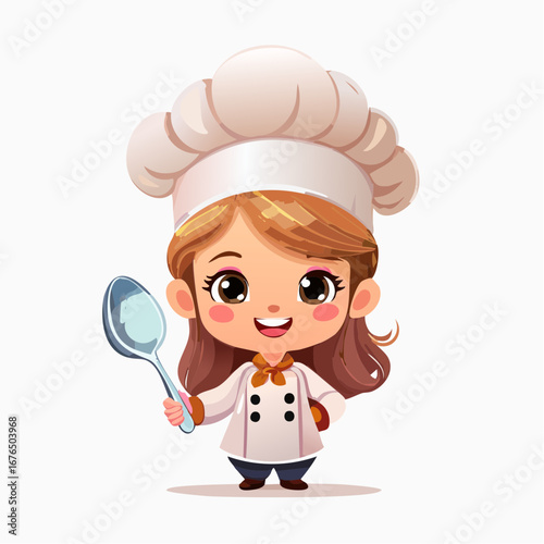 Cute chef illustration
