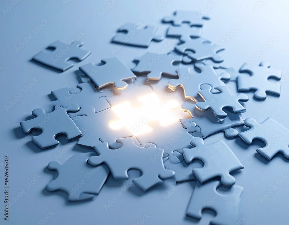 Obraz premium The Missing Piece – Finding Completion