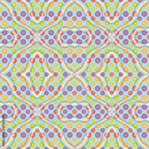 Colorful circles, circles, used for creating backgrounds, patterns printed in the image, patterns on product surfaces, multi-colored circle designs, used for creating backgrounds, printing, patterns.