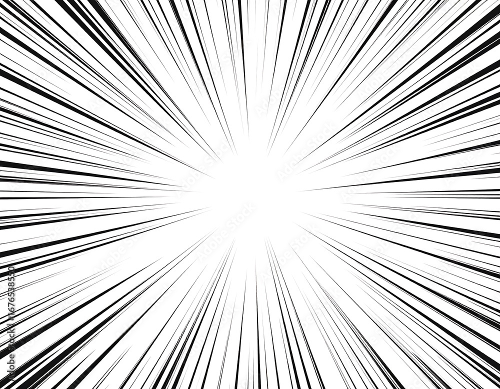 Obraz premium Abstract radiating lines