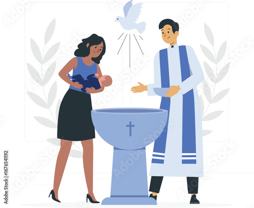 Baptism celebration rafiki design for event