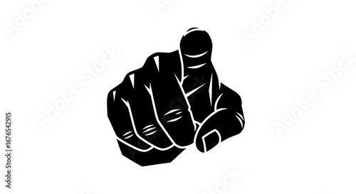 A Bold Finger Pointing Directly at You A Powerful Symbol of Choice, Direction, and Focus