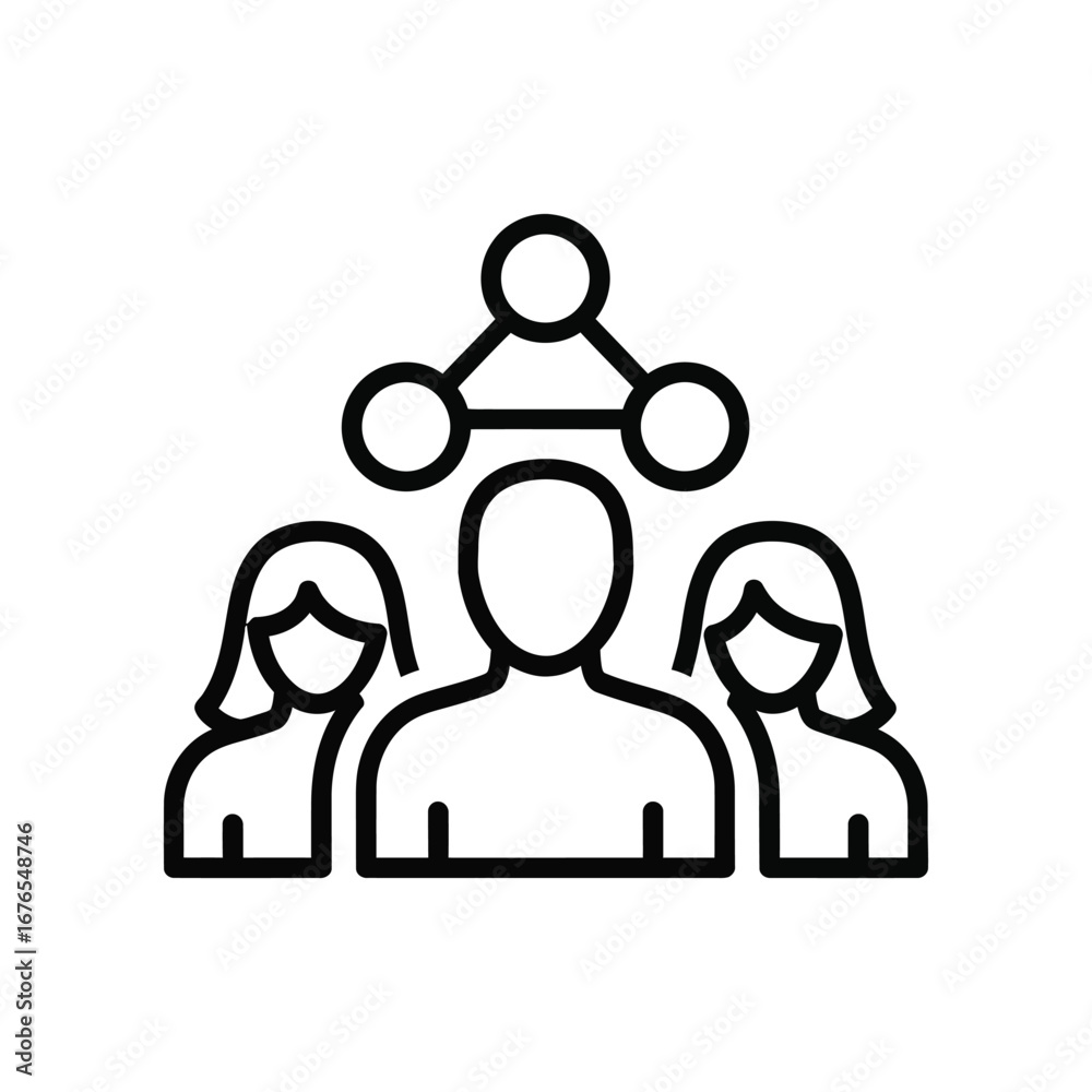 Iconic Collaboration: Depicting interconnectedness and teamwork, this vector illustration symbolizes the essence of collaboration with clean lines. Iconic Collaboration: Depicting interconnectedness and teamwork, this vector illustration symbolizes the essence of collaboration with clean lines.