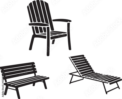 Relaxation Seating Adirondack Chairs and Loungers for Outdoor Comfort