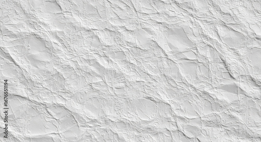 Fototapeta premium Textured White Paper Surface with Detailed Creases and Subtle Sh