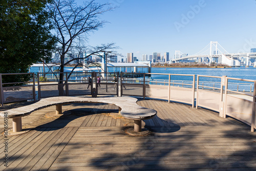 お台場海浜公園の風景