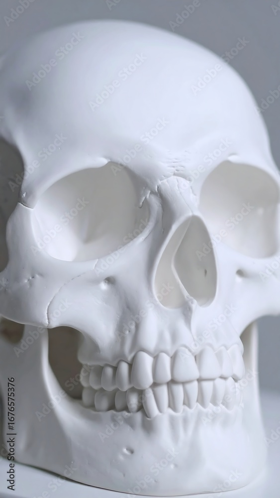 Obraz premium White skull close-up (1)