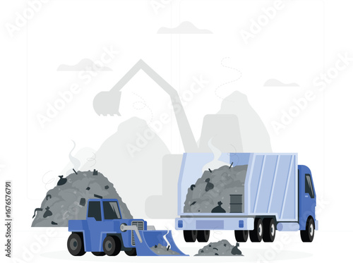 Rafiki garbage management system design illustration