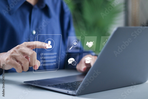Tableau sur toile Recruitment concept