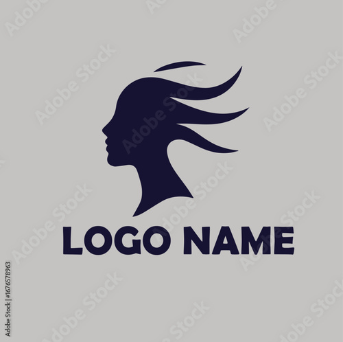 luxury beauty skin care logo design simple flat vector illustration Icon
