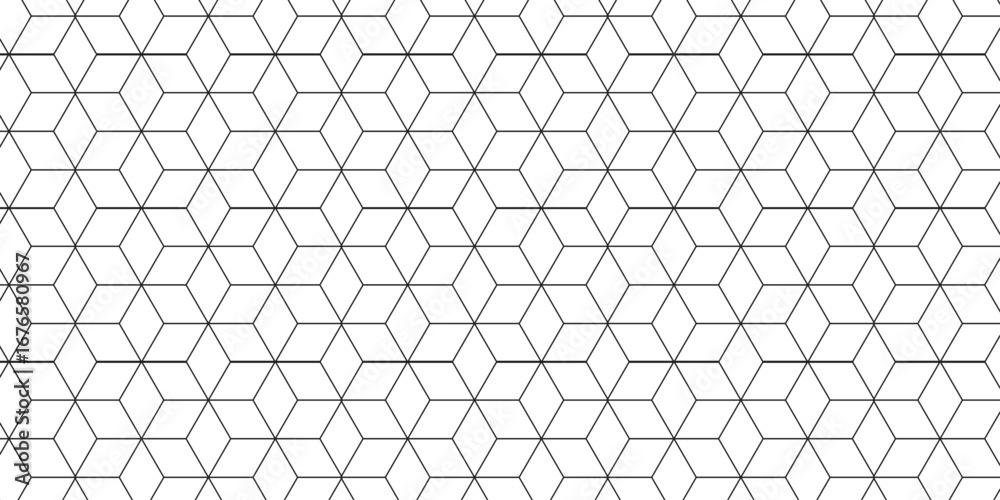 Fototapeta premium Modeling cubes Illustration decoration seamless cell material pattern square design. 