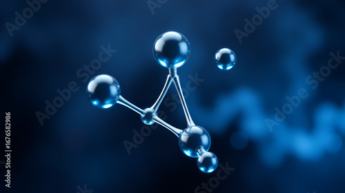 titanium dioxide molecule icon