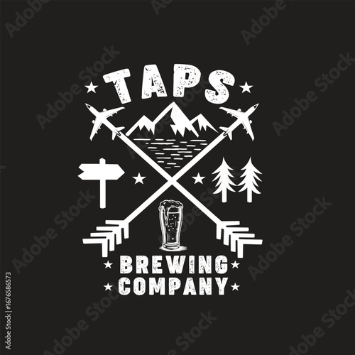 brewing company t-shirt design