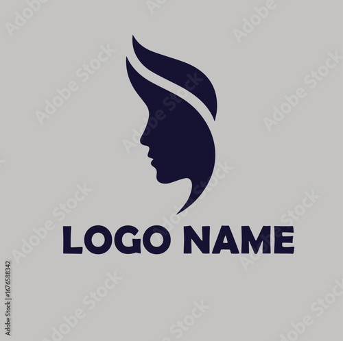 luxury beauty skin care logo design simple flat vector illustration Icon

