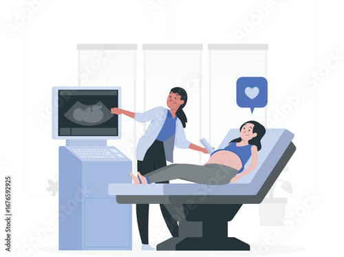 Sonography rafiki diagram with color and text elements