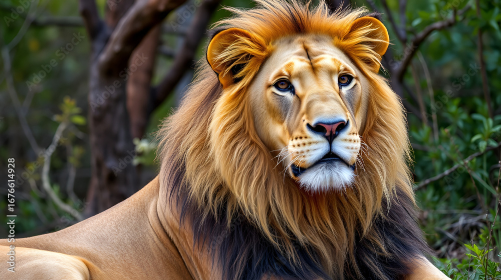 Fototapeta premium lion, panthera leo, Afrique de l'Est