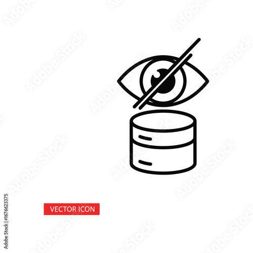 Data Security Symbol: A concise and symbolic illustration captures the essence of safeguarding information, representing the core principles of data security in a clear and communicative manner.