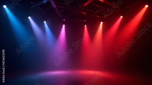 Dynamic LED Innovations: Immersive Prom Night Lights for Upscale Galas - Premium Photo Stock Concept with Elegant Left Space