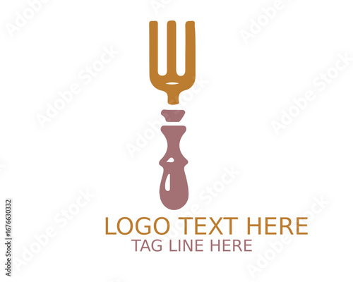 Fork Logo Design 