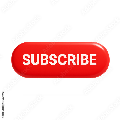 Red subscribe button for YouTube channel with call to action
