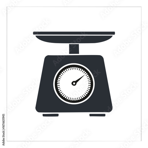 kitchen scales isolated